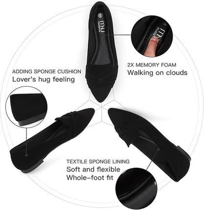 Flat Shoes Women Comfortable Slip on Women'S Flats Dress Shoes for Women